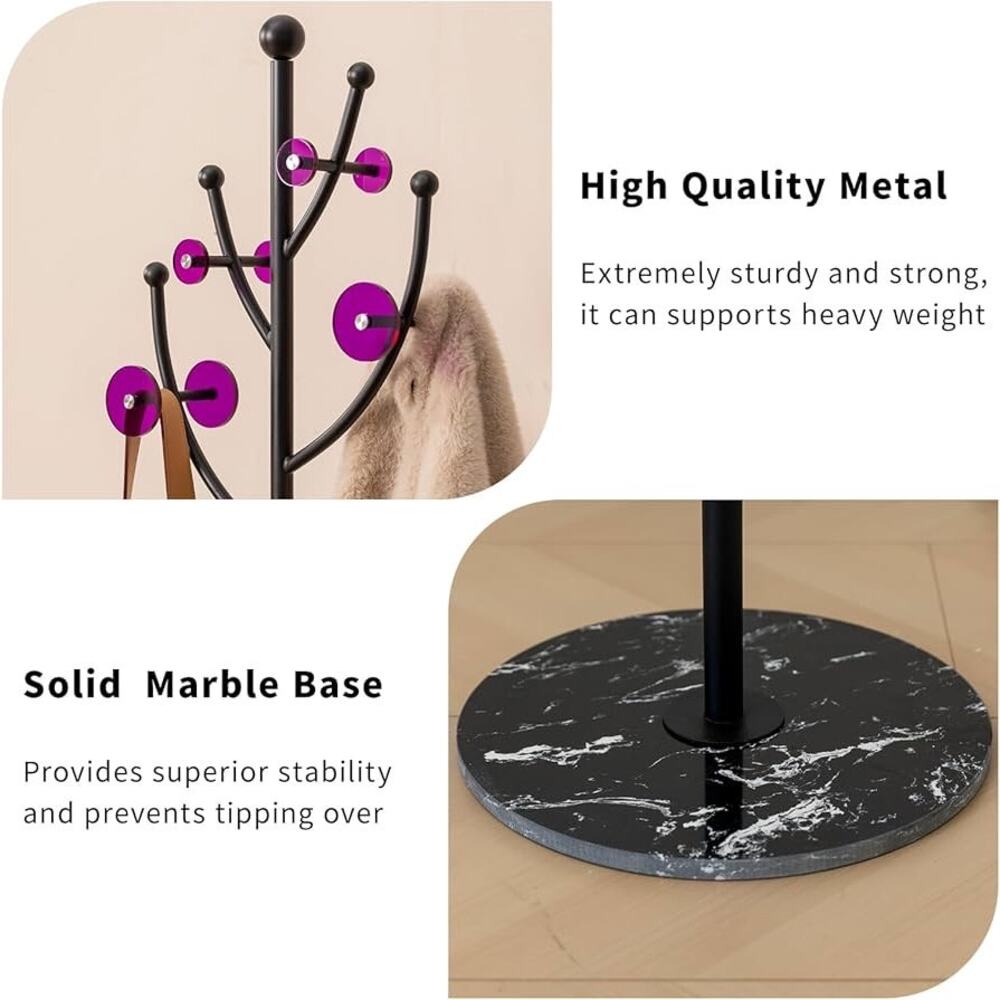 Heavy Duty Flower Shape Coat Rack New - Picture 4 of 10